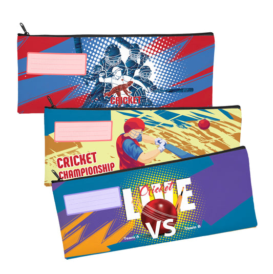 Zip & Go Kricket Pencil Bags Set of 3