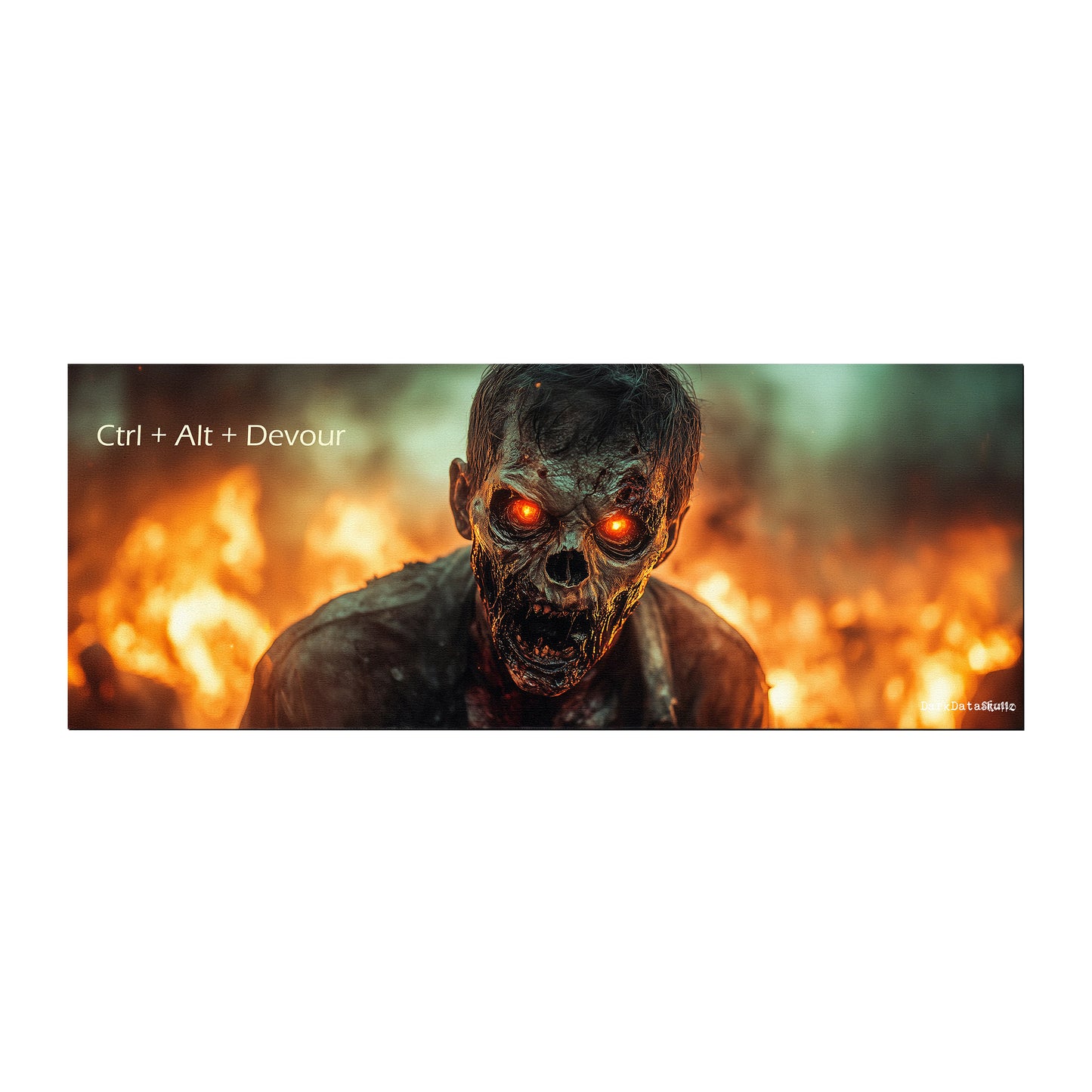 Zombie Large Desk Pad by Wikus Schalkwyk