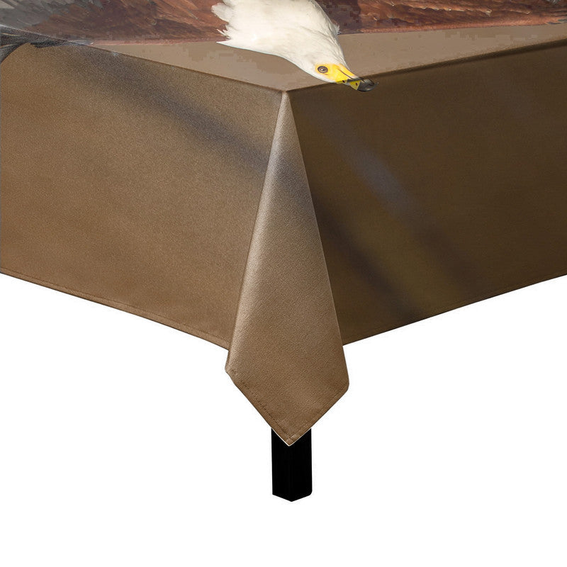 African Fish Eagle Flyby Square Tablecloth By Fanie Heymans