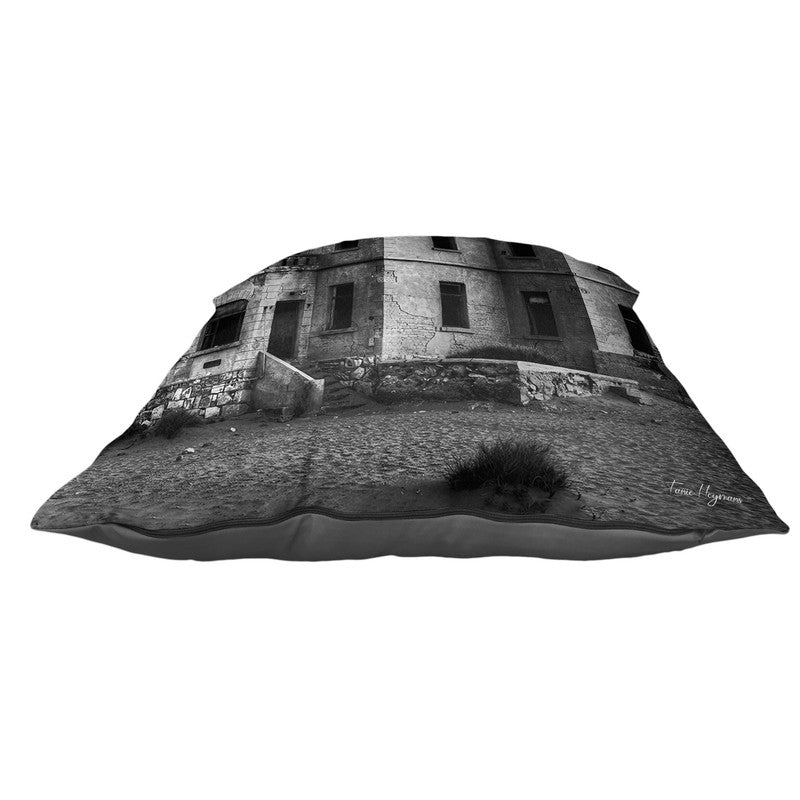 Kolmanskop Ghost Buildings Black & White Luxury Scatter By Fanie Heymans