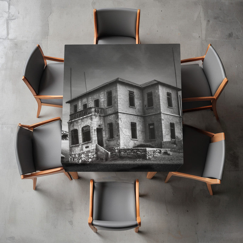 Kolmanskop Ghost Buildings Square Tablecloth By Fanie Heymans