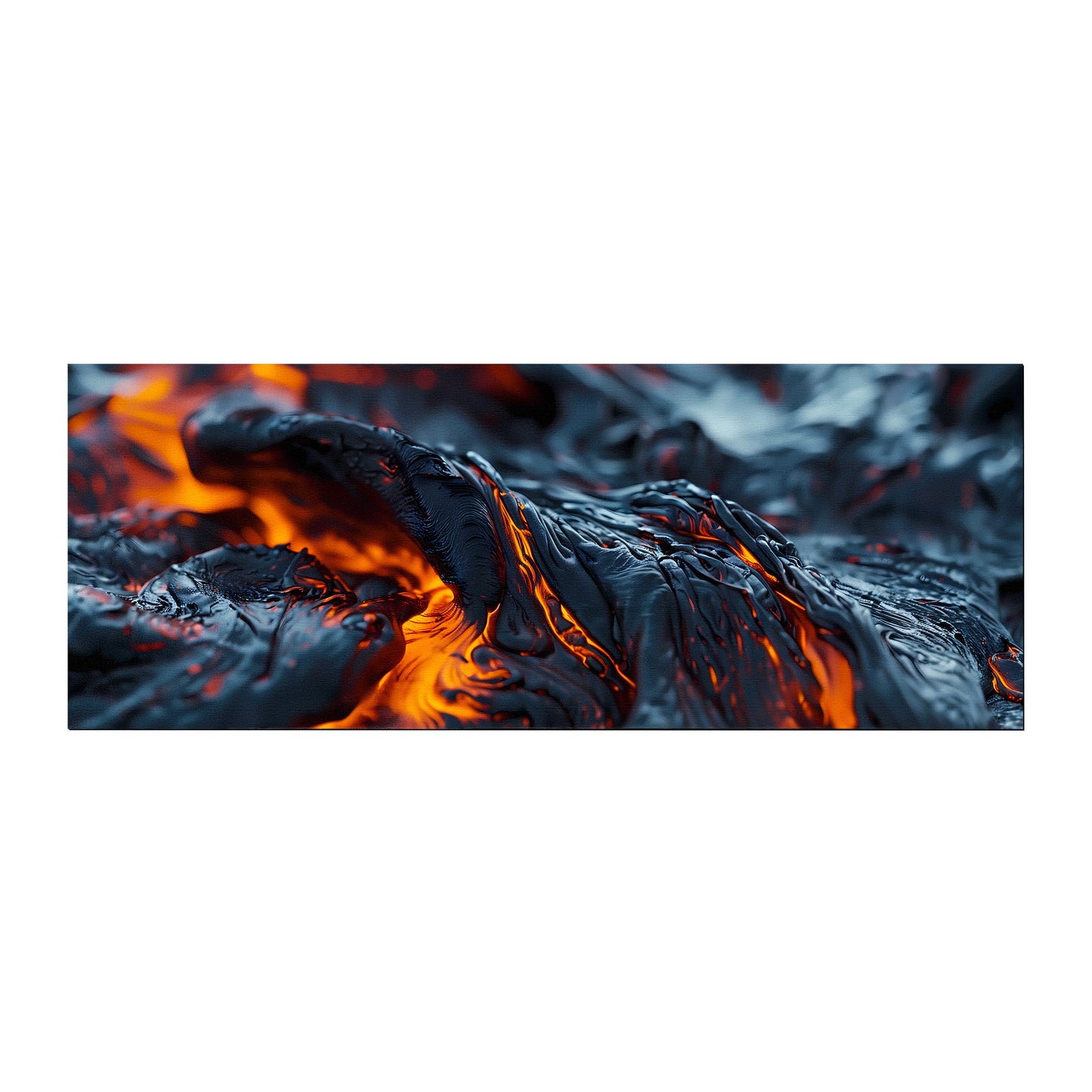 Molten Texture by Wikus Schalkwyk Large Desk Pad