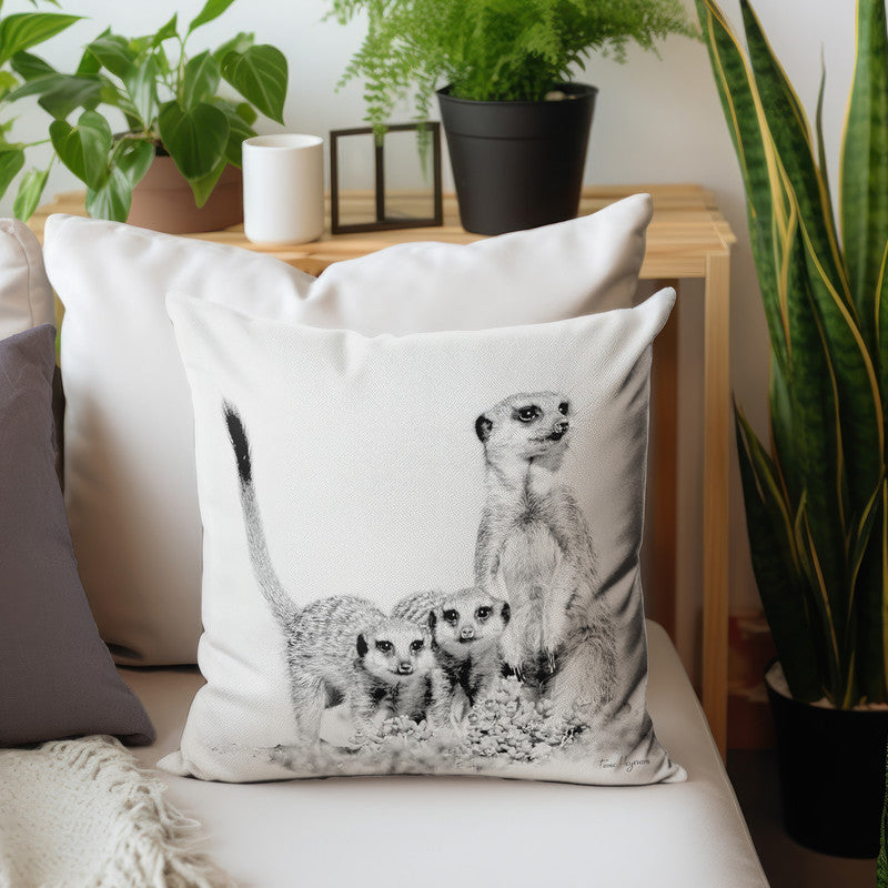 Suricate Meerkats Luxury Scatter By Fanie Heymans
