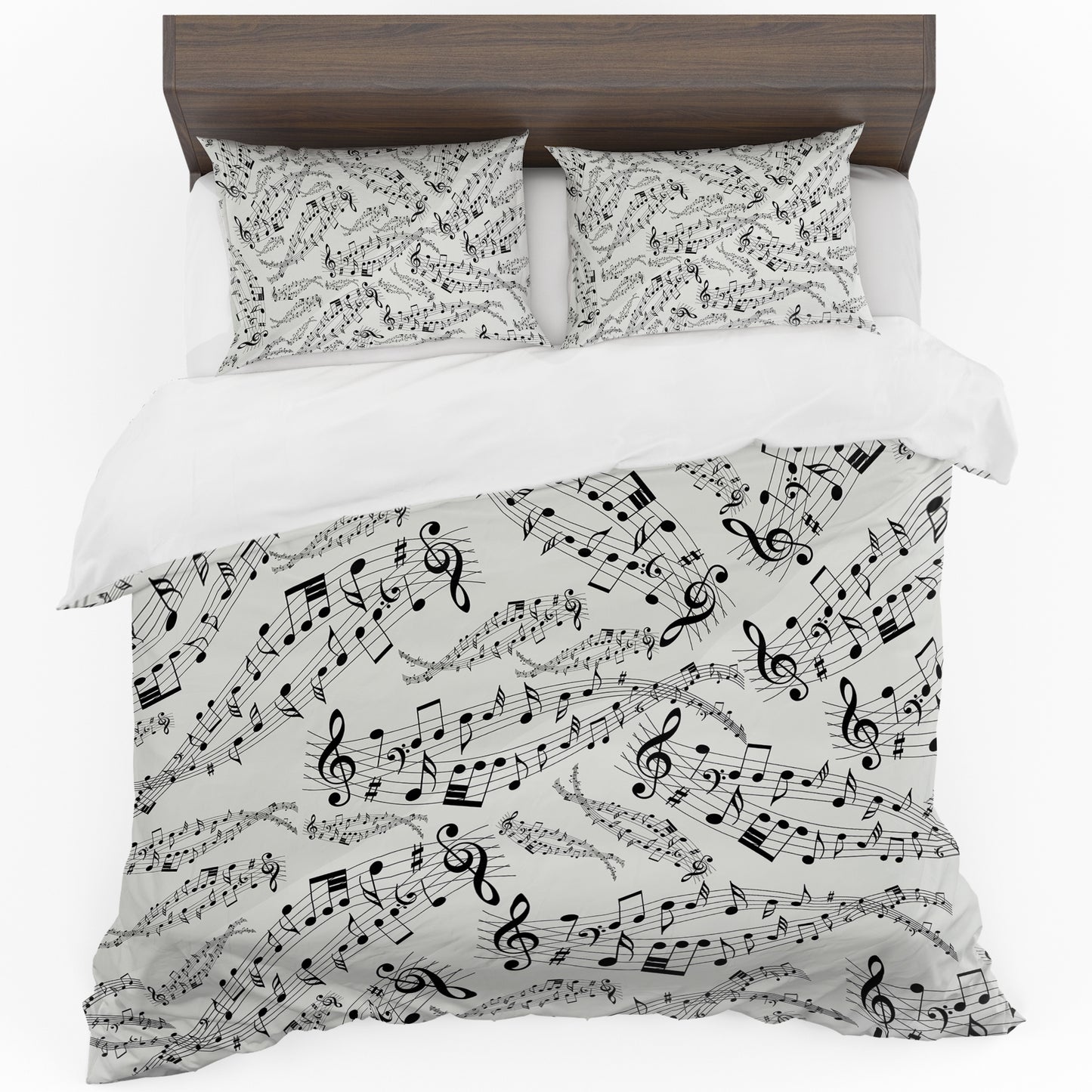 Music Notes Duvet Cover Set By Mark Van Vuuren