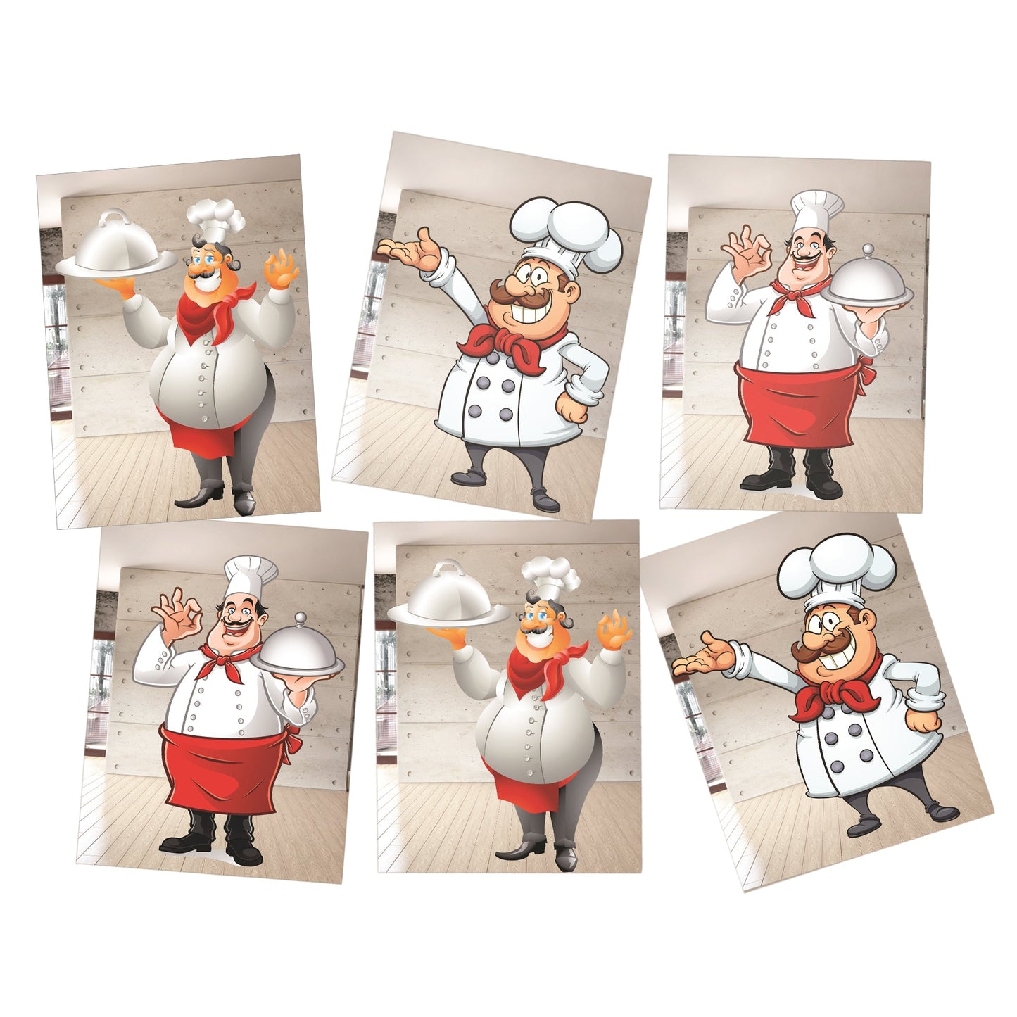 Decoupage Tear Resistant Transfers - Fat Friendly Chiefs A4 or A5