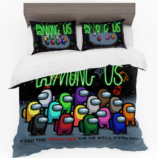 Among Us Players Duvet Cover Set