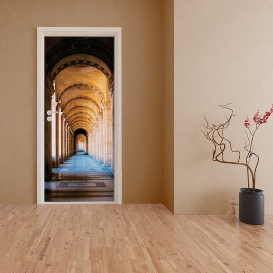 Decoupage Tear Resistant Transfers - Arched Hallway Door