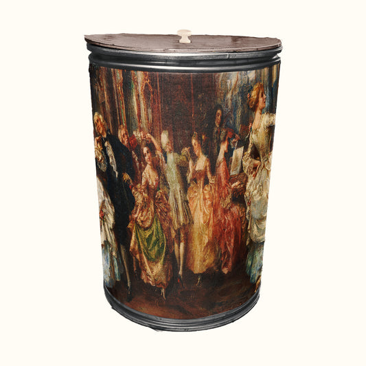 Ballroom Dancing Decoupage Drum Cover