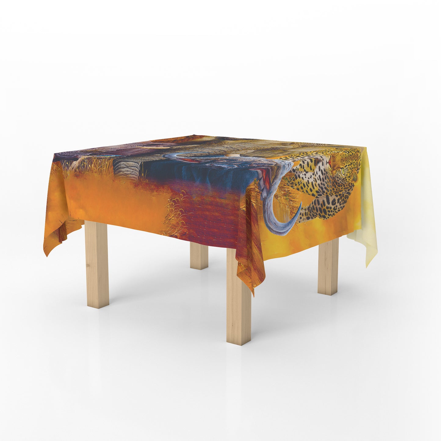 Big Five Square Tablecloth by Delene Lambert
