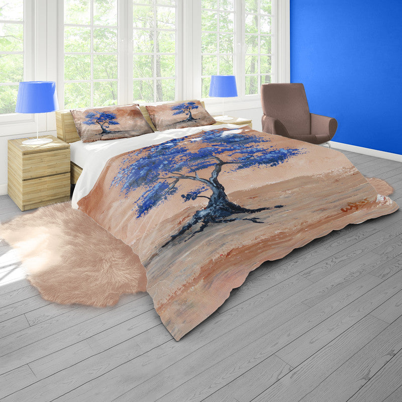 Blue Blossom by Wikus Hattingh Duvet Cover Set
