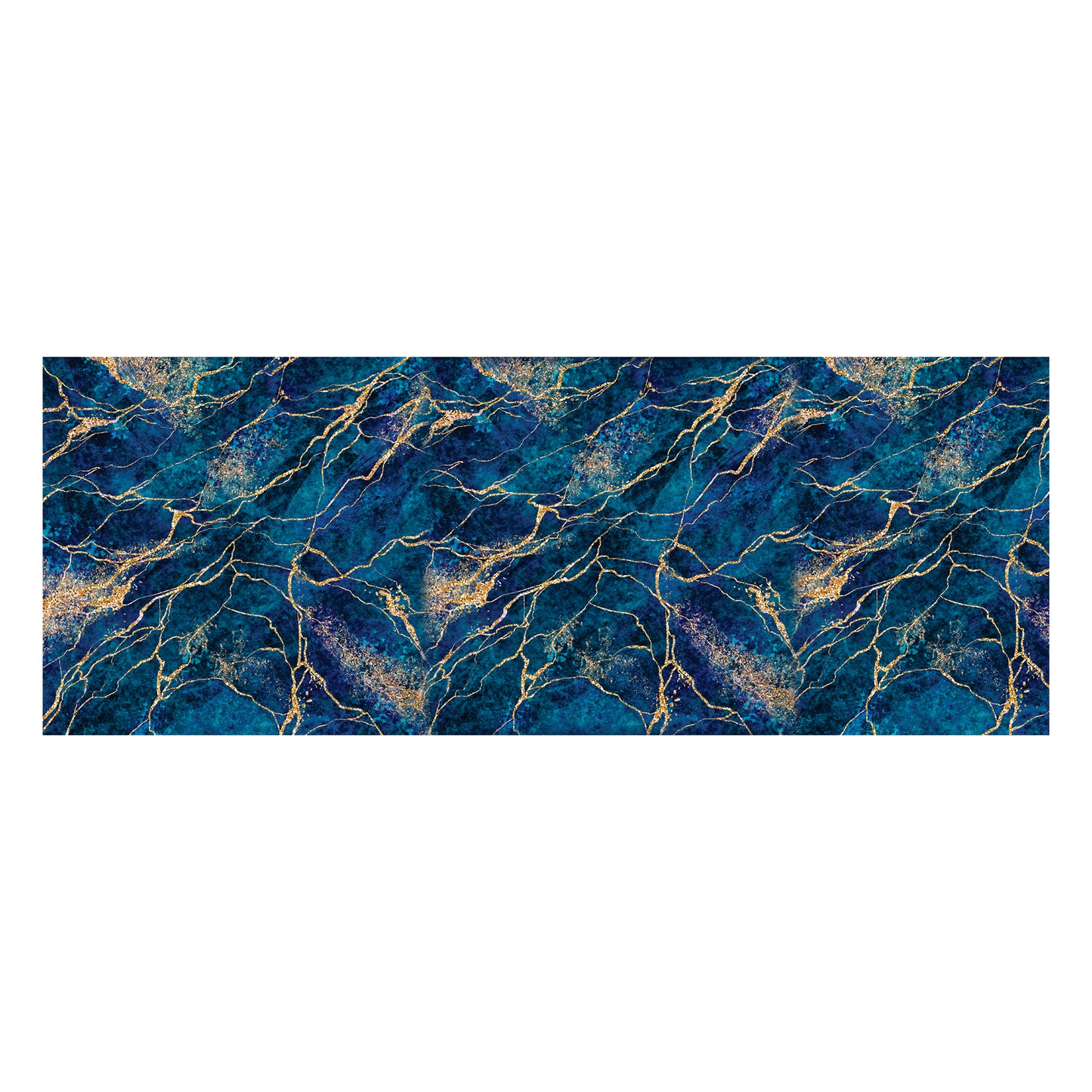 Blue Marble Decoupage Drum Cover