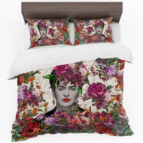 Bright Floral Frida Duvet Cover Set - By Mark van Vuuren