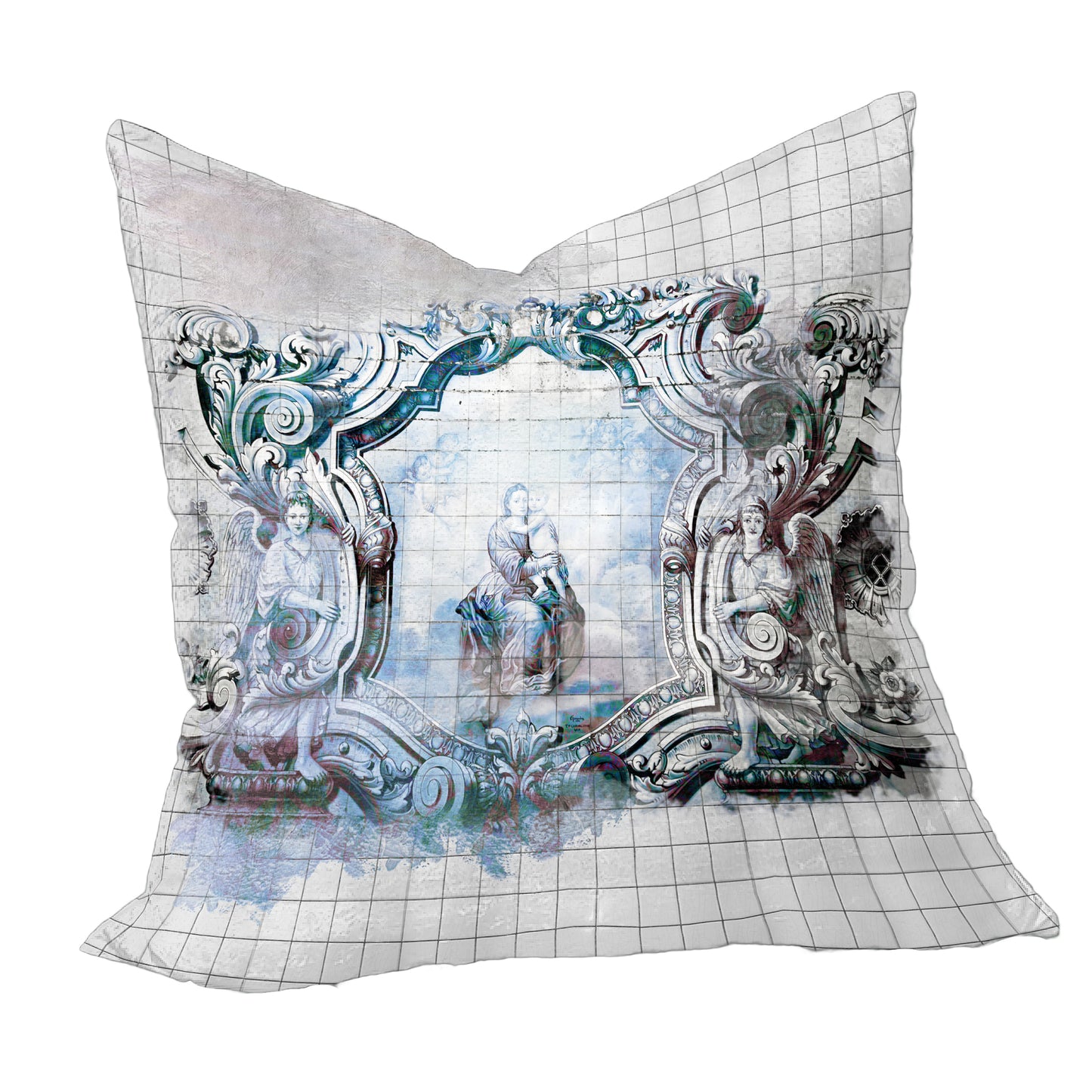 Broken Tile Mural Luxury Scatter