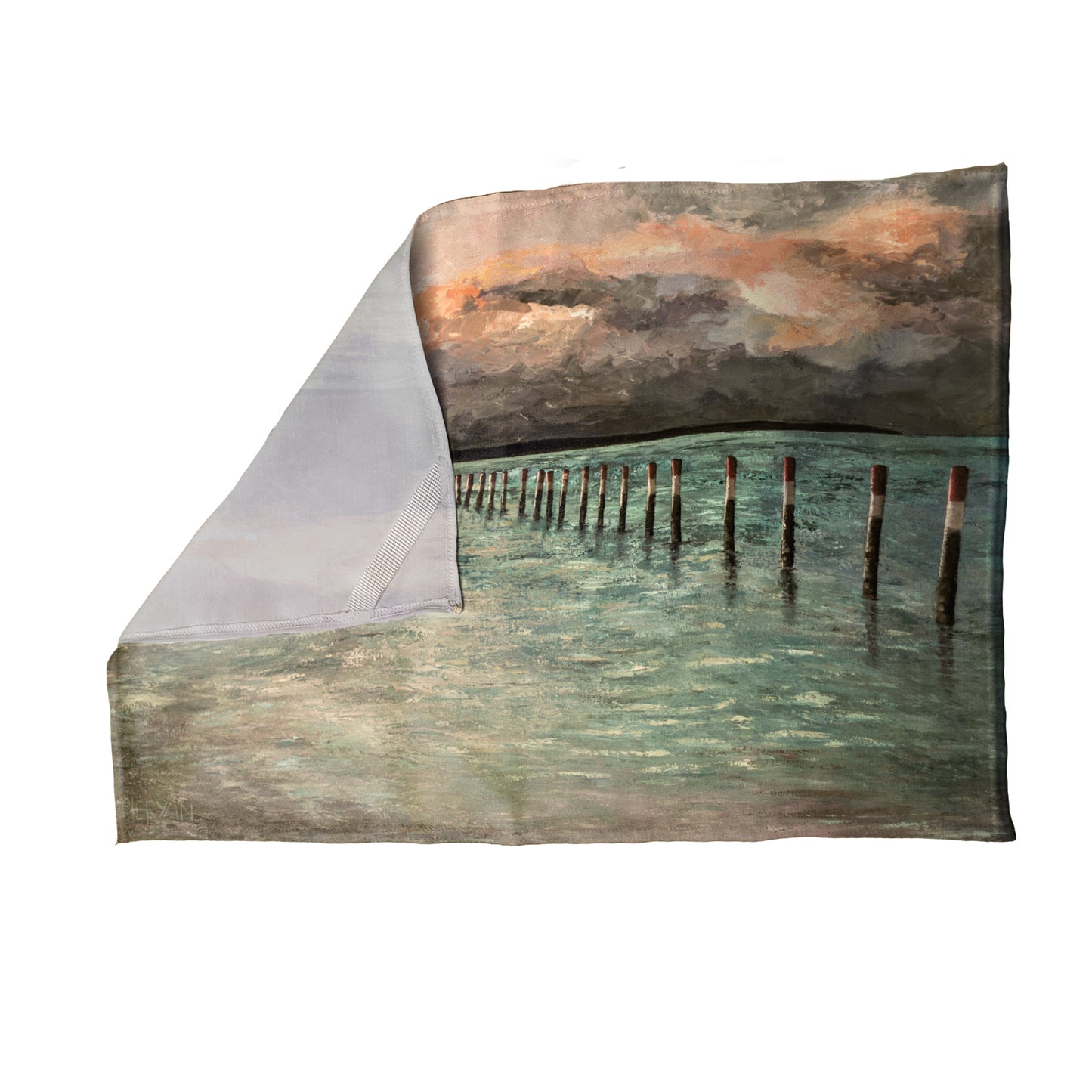 Aand Stilte By Cherylin Louw Tea Towel