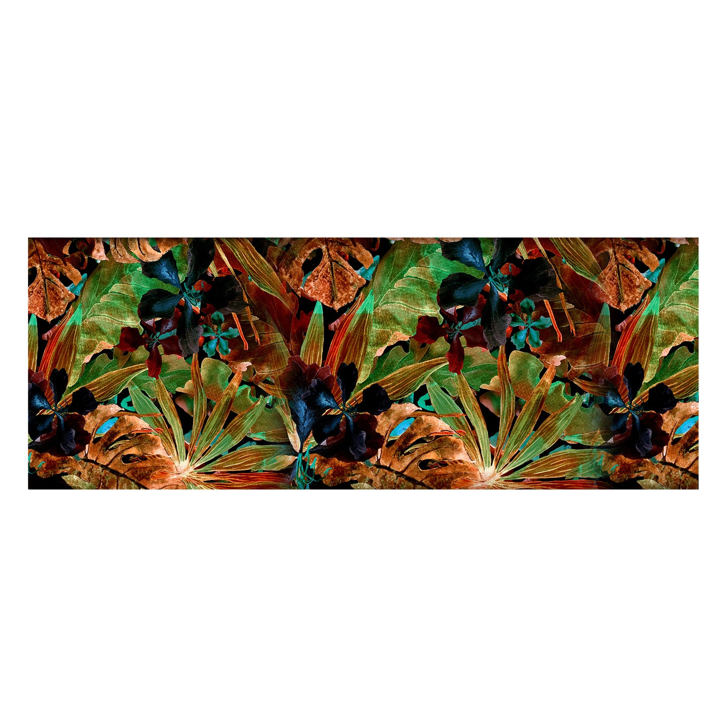 Colourful Autumn Leaves Decoupage Drum Cover