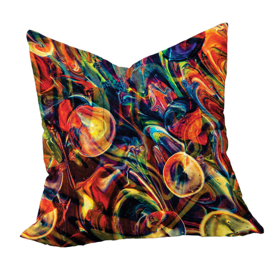 Colourful Flowing Painting Luxury Scatter