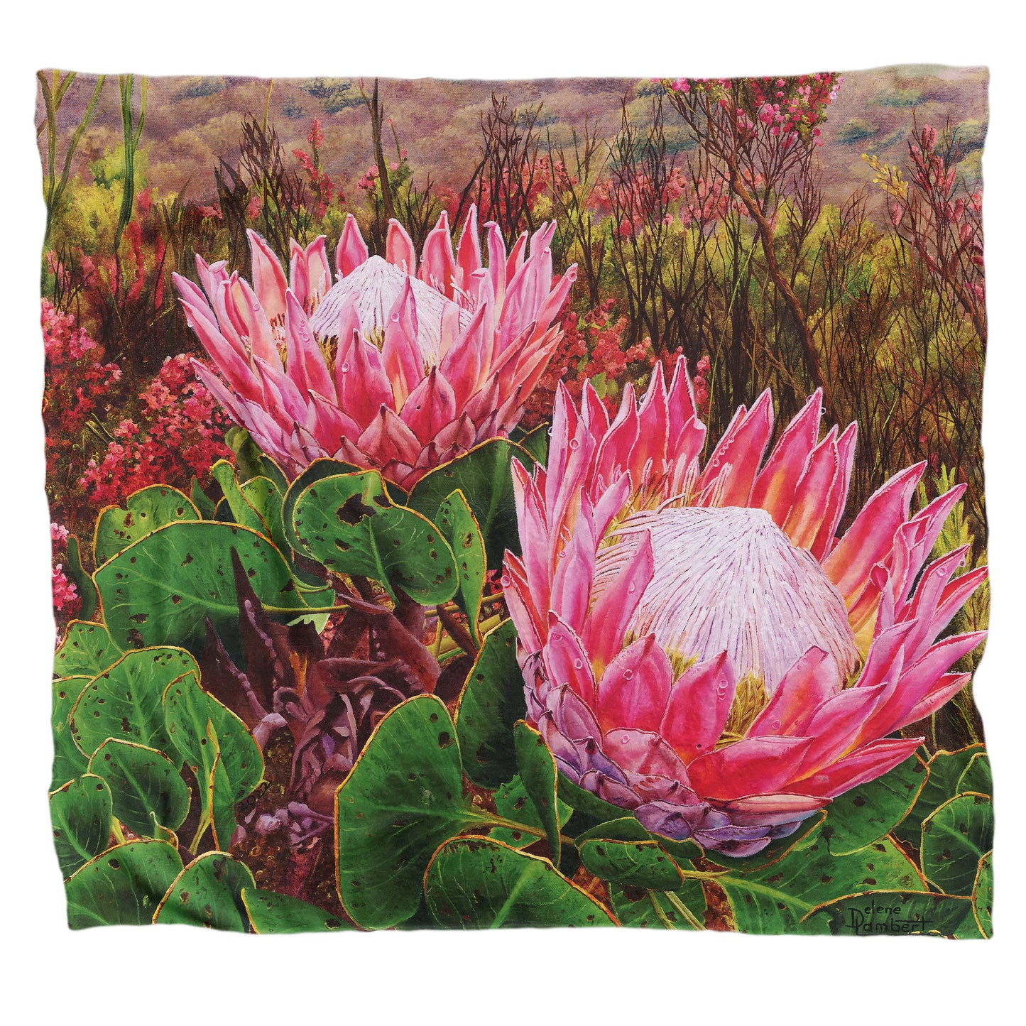 Eye of the Beholder Light Weight Fleece Blanket By Delene Lambert