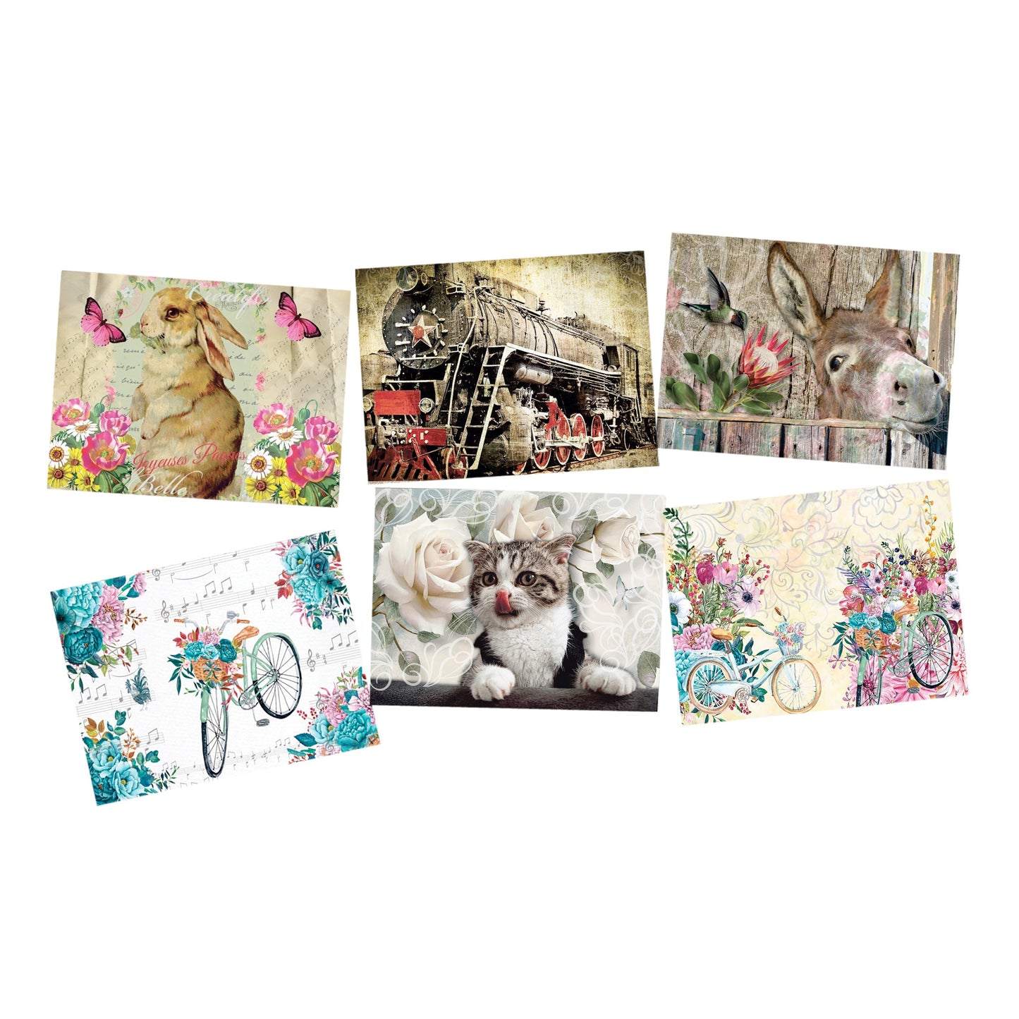 Love Me Decoupage A4 or A5