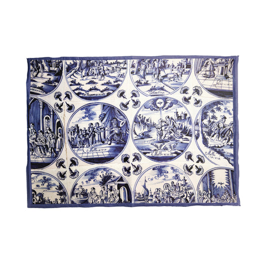 Delft Pattern Tea Towel