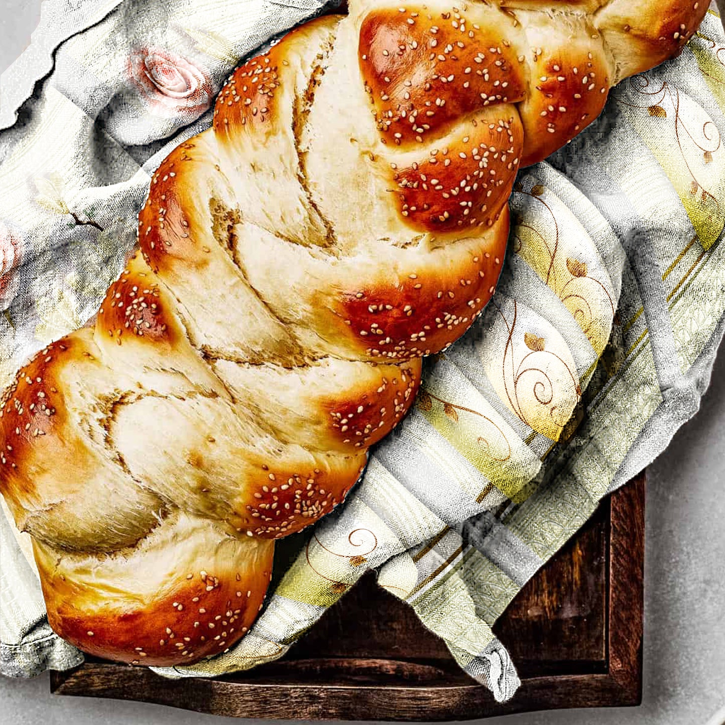 Different Flowers in Vases Tea Towels