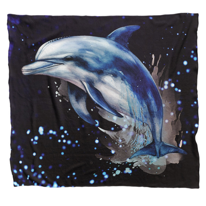 Dolphy Light Weight Fleece Blanket