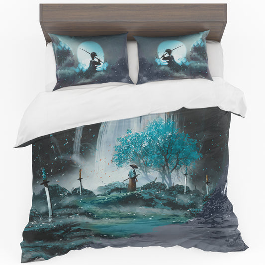 Duality of a Samurai Duvet Cover Set