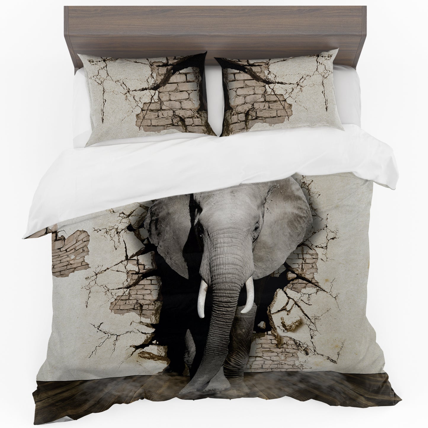 Elephant Break Through Duvet Cover Set