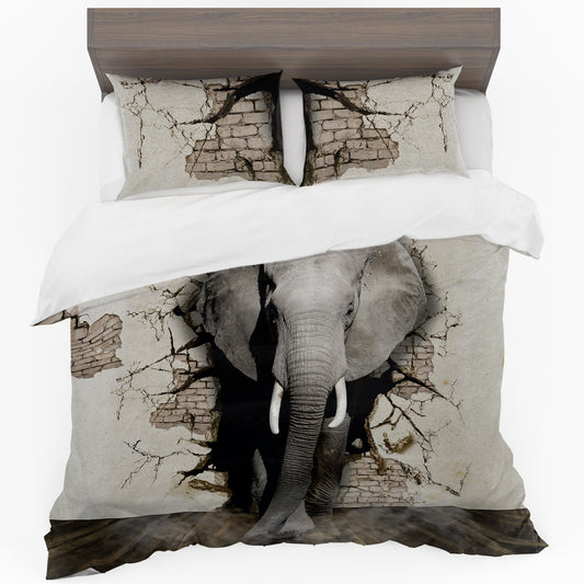 Elephant Break Through Duvet Cover Set