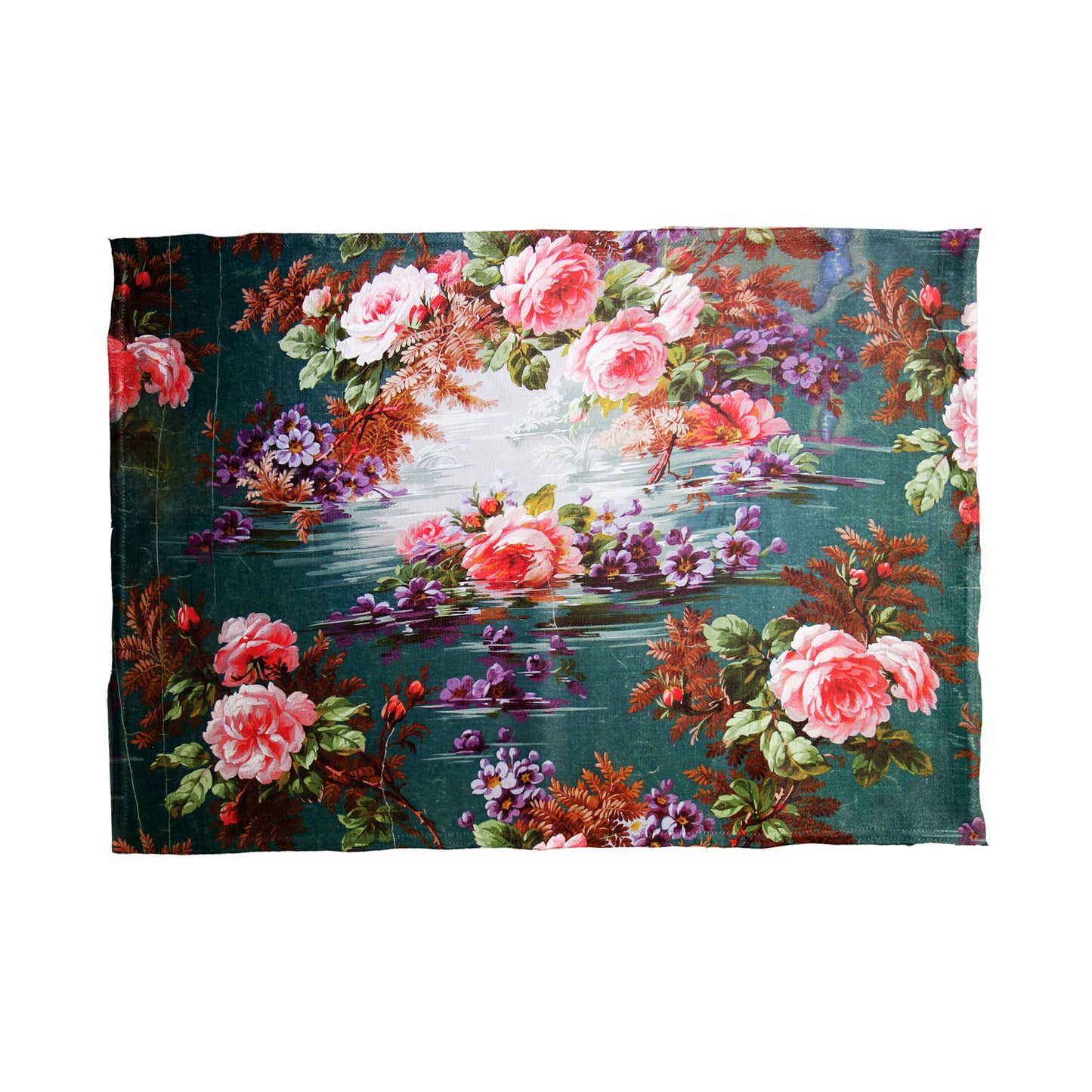Emerald Green Background Flowers