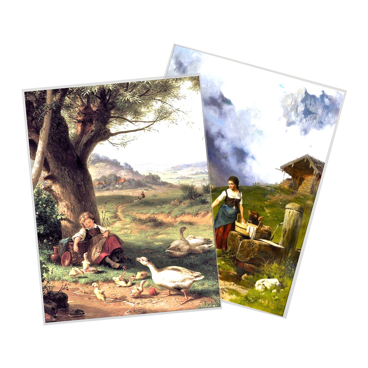 Farm Living Decoupage 800mm x 600mm