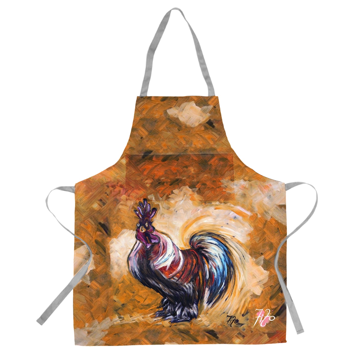 Bantam Rooster by Fifo Medium Length Apron