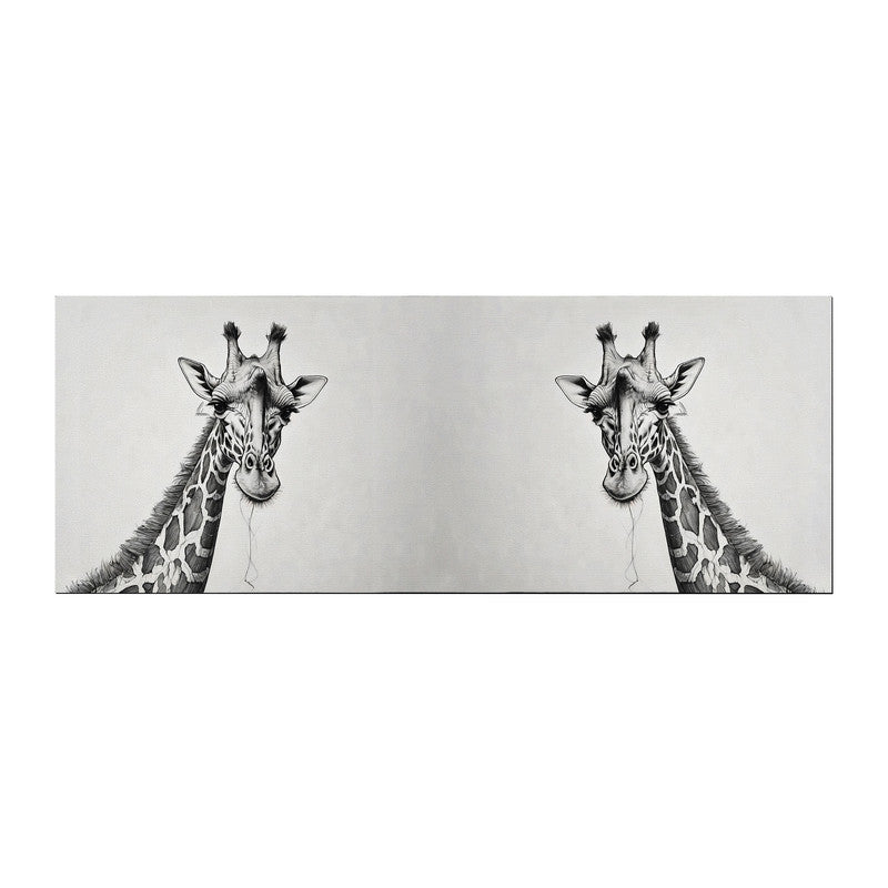 Giraffe Unraveling by Nathan Pieterse Large Desk Pad