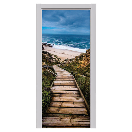 Decoupage Tear Resistant Transfers - Going To the Beach Stairway Door