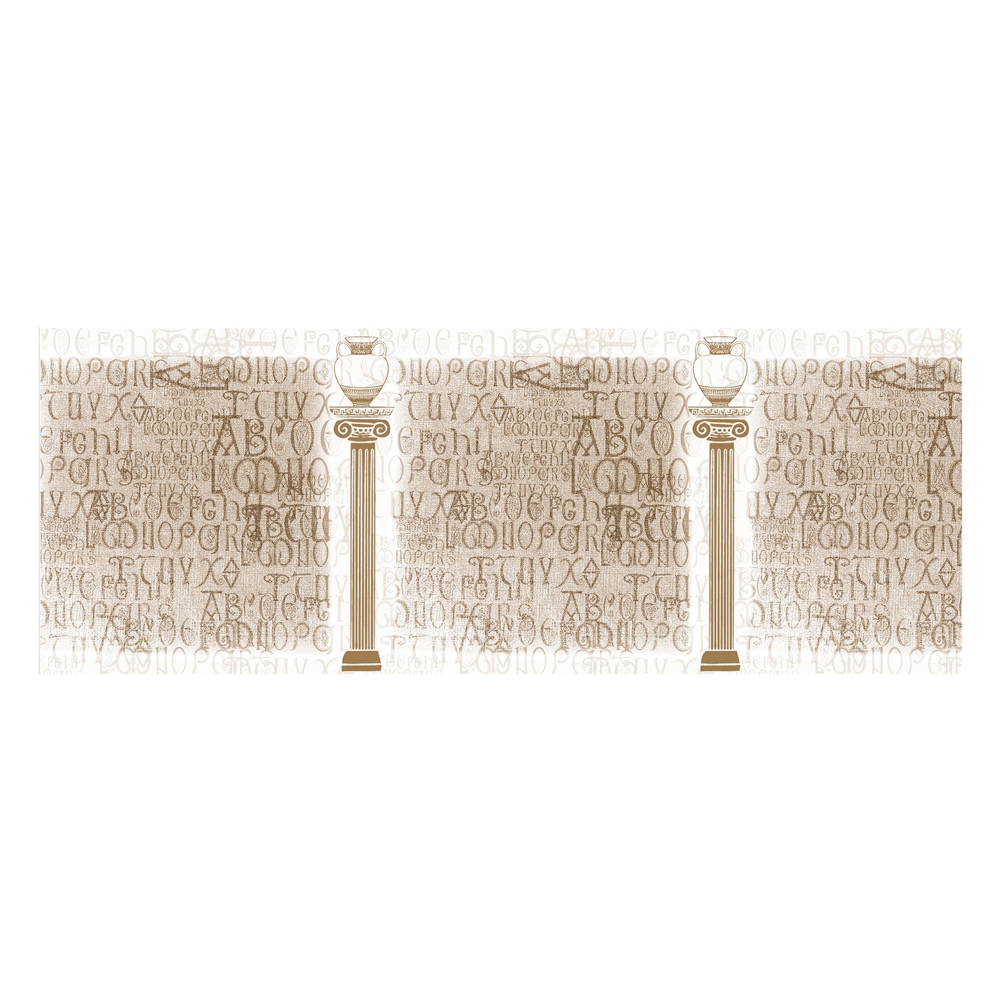 Greek Pattern Decoupage Drum Cover