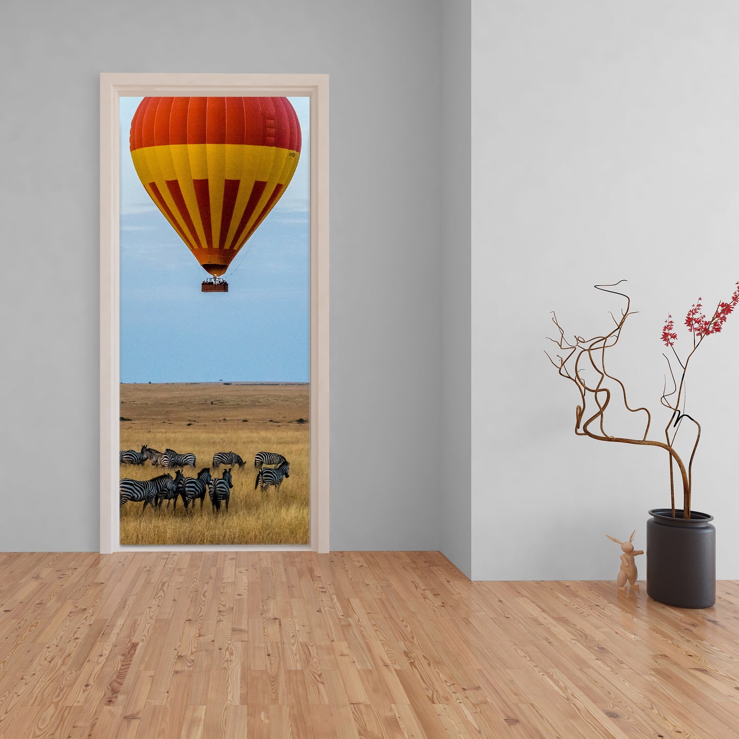 Hot Air Balloon Decoupage 800mm x 2000mm (Door)