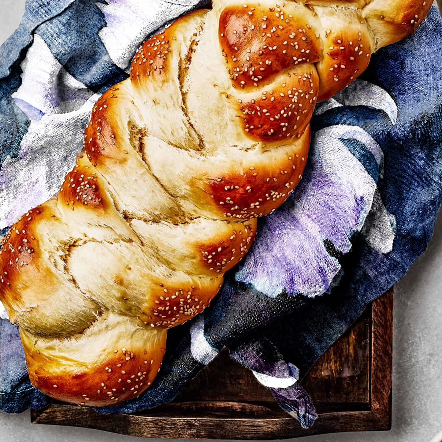 Iris Floral Tea Towels