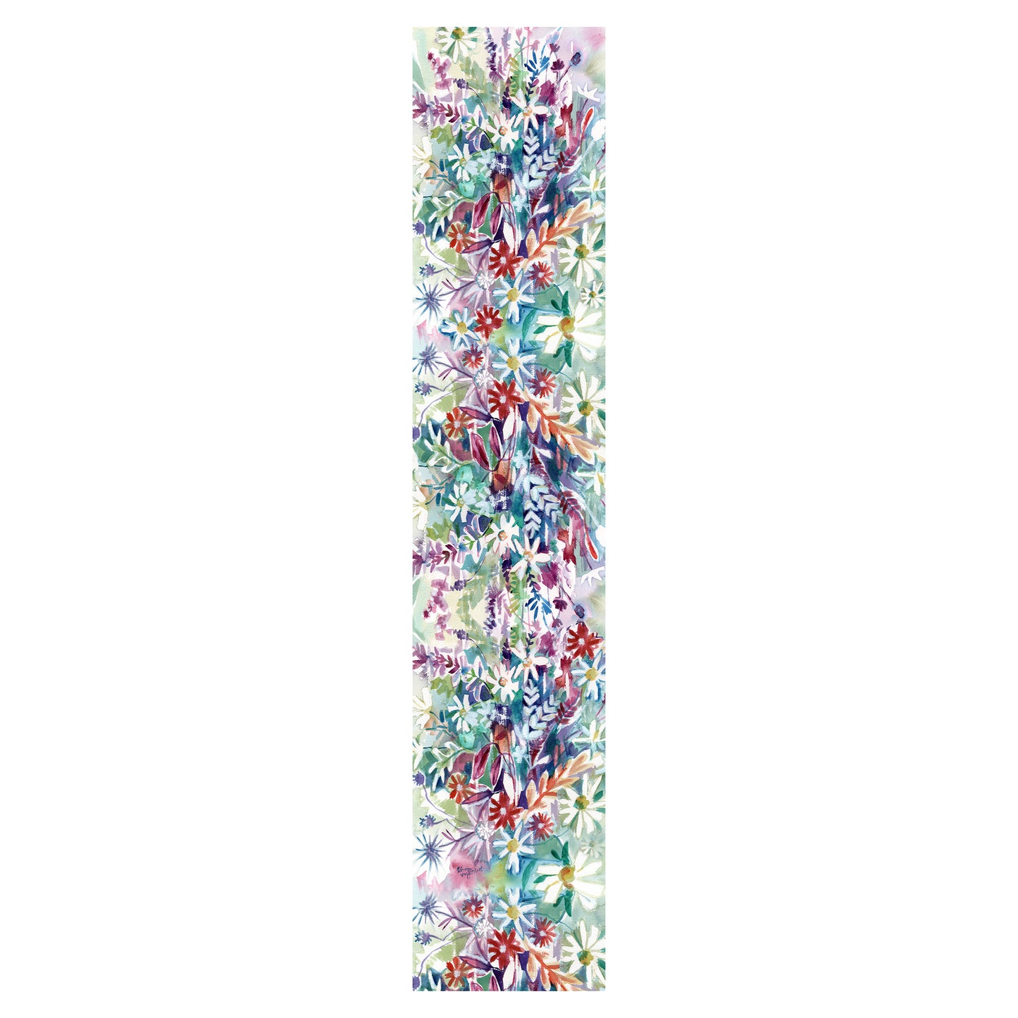 Wildflowers Table Runner by Kirstin van Lieshout
