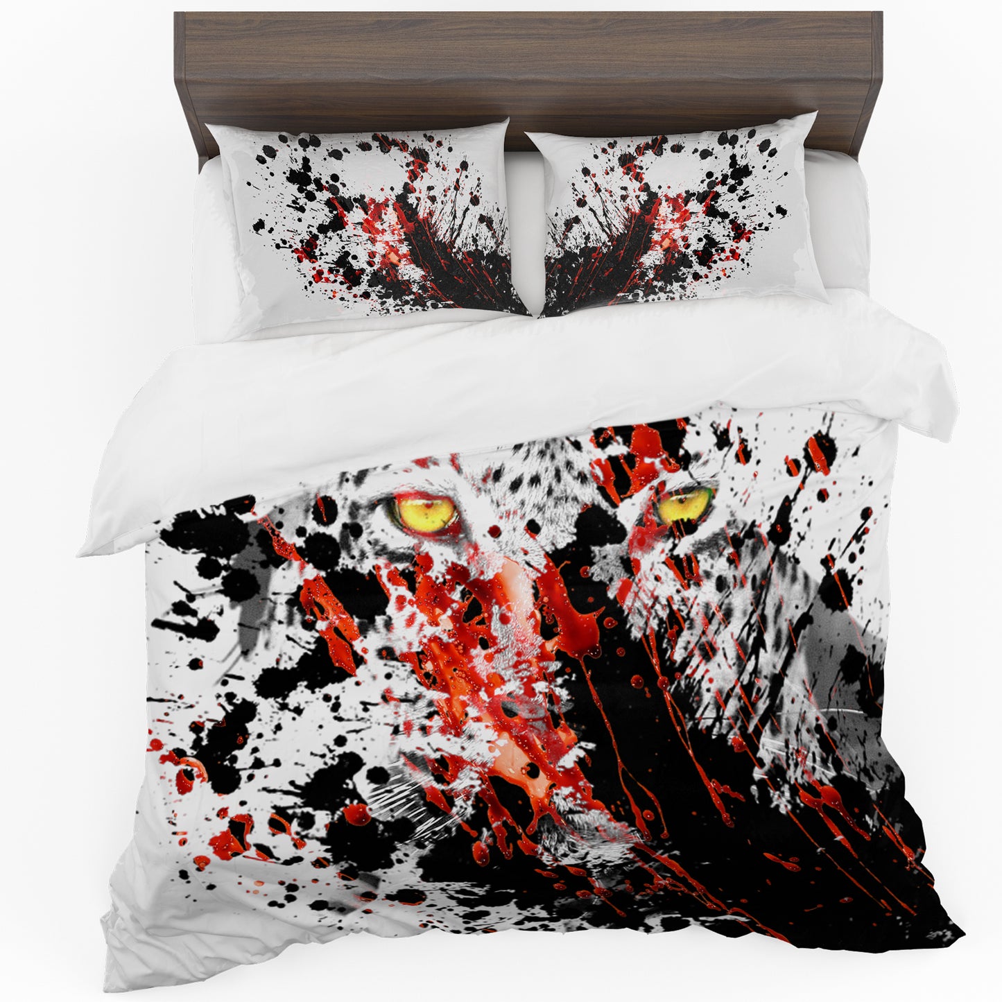 Snow Leopard Duvet Cover Set