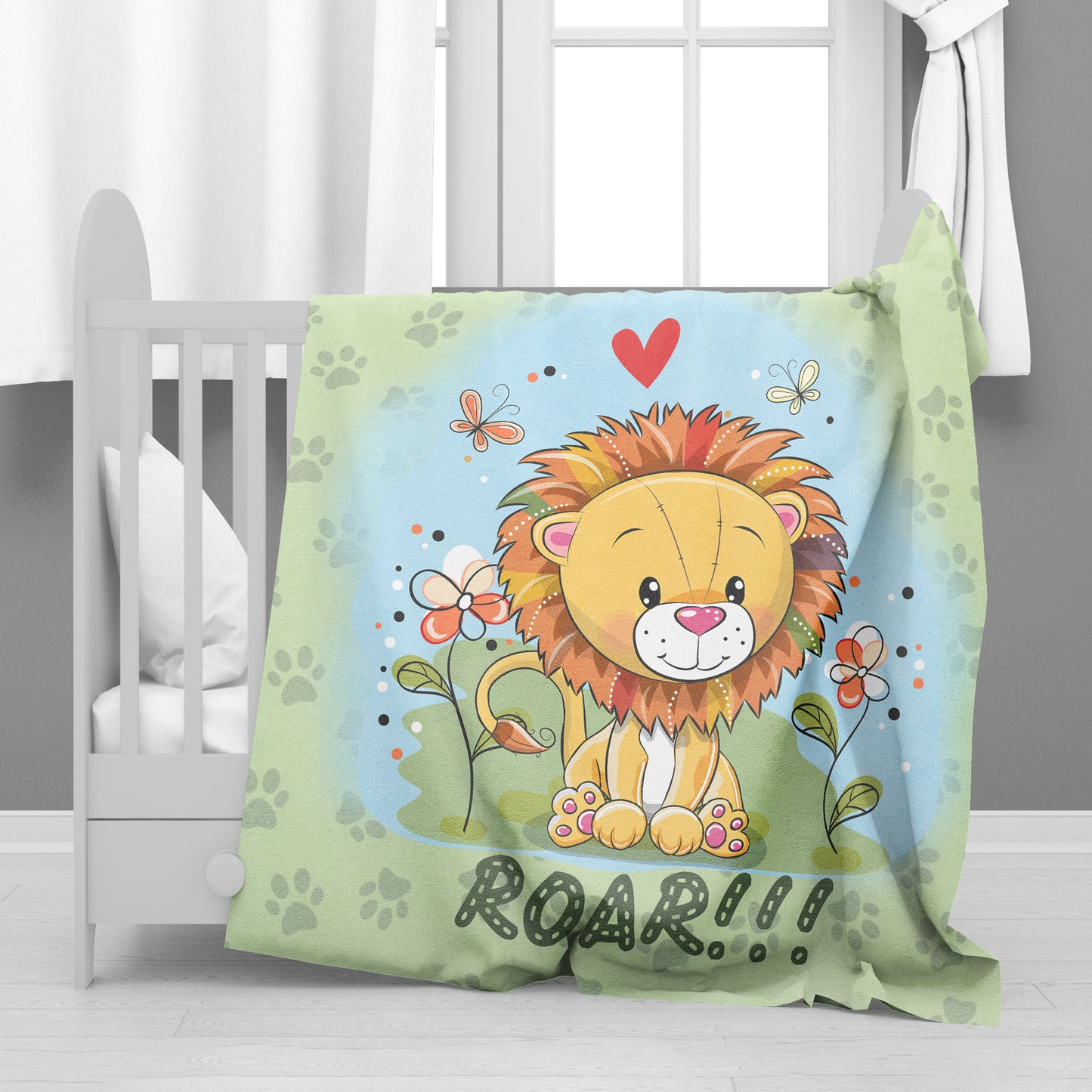 Little Lion Minky Blanket