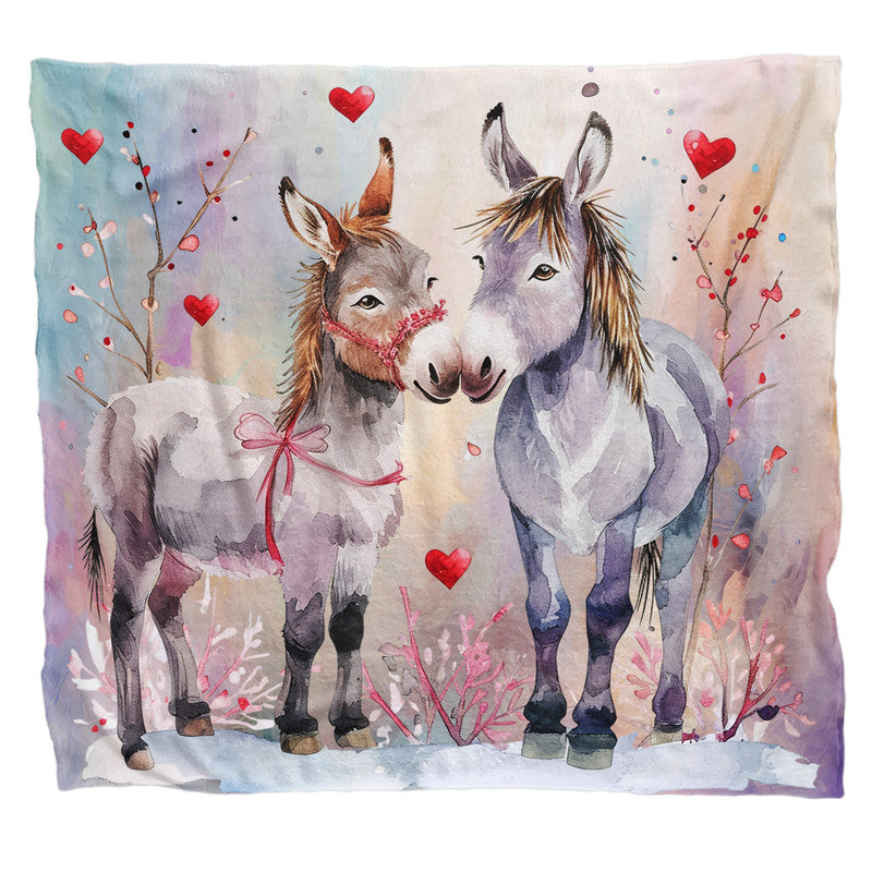 Love is in the Air Light Weight Fleece Blanket
