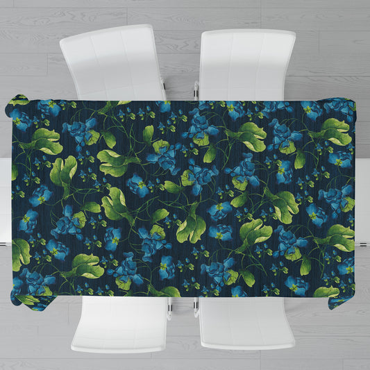 Blue Wood Vines Rectangle Tablecloth By Mark Van Vuuren
