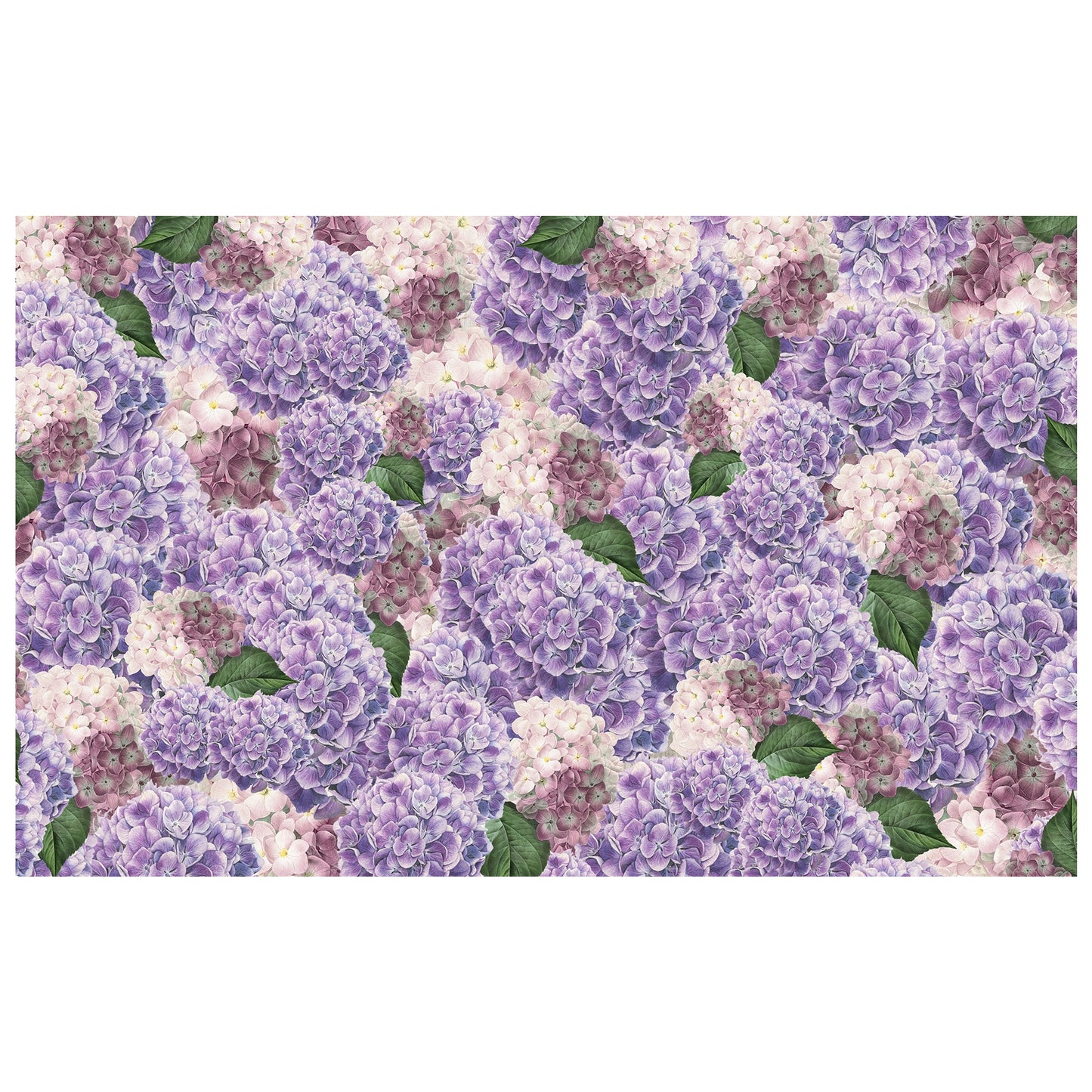 Mix of Purple and White Flowers Rectangle Tablecloth By Mark Van Vuuren