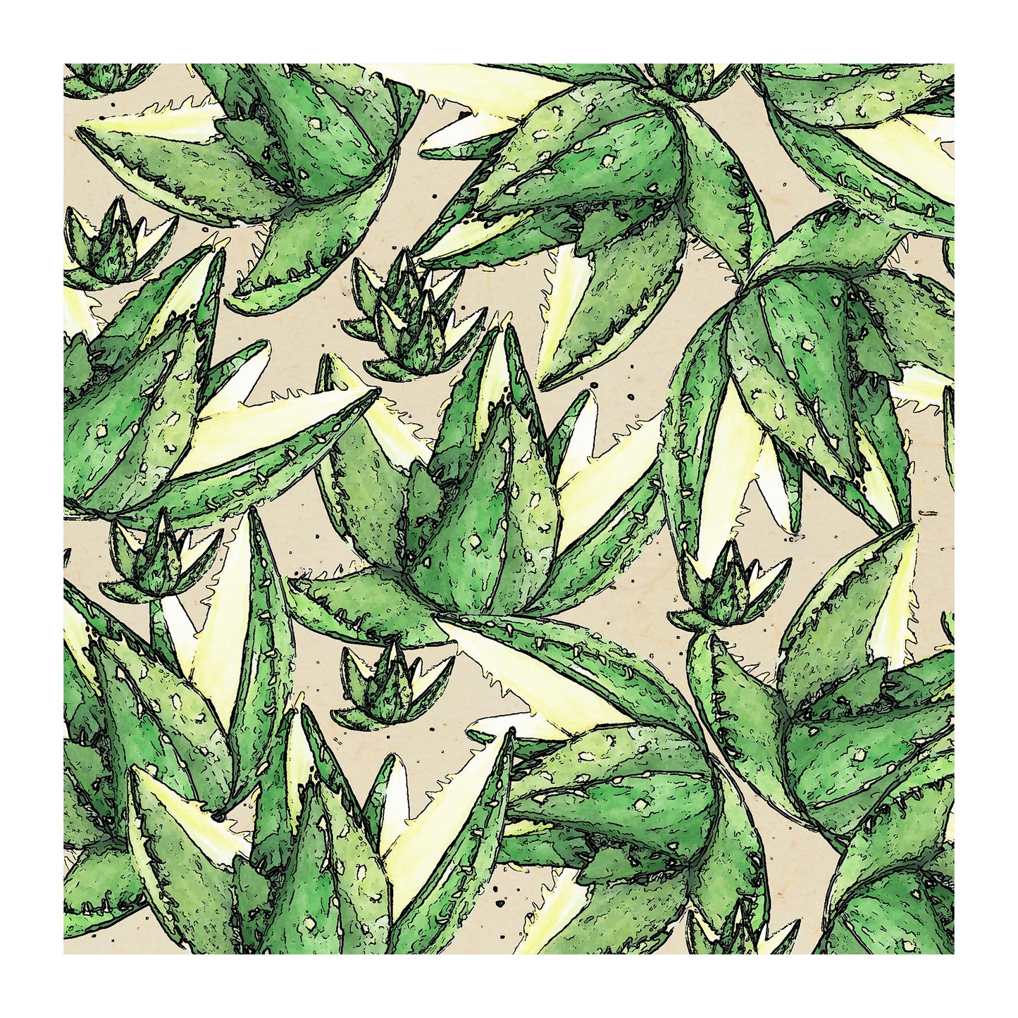 Aloe Square Tablecloth By Mark Van Vuuren