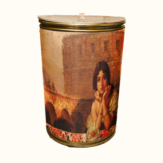 Mythological Ladies Decoupage Drum Cover