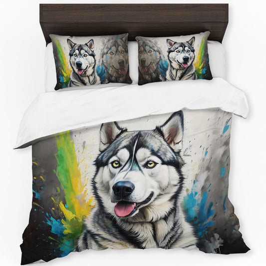 Husky Pride By Nathan Pieterse Duvet Cover Set