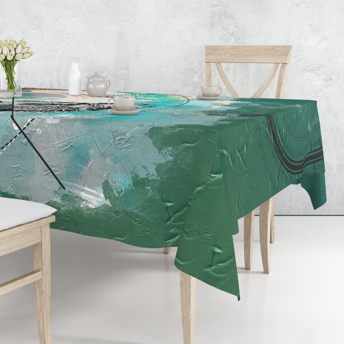 Pisces Fish By Nathan Pieterse Rectangle Tablecloth