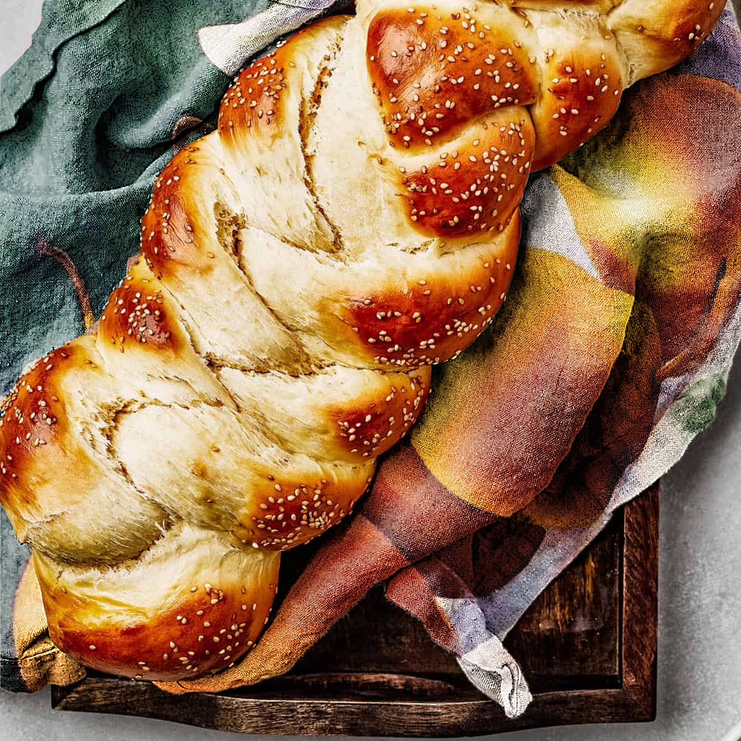 Painted Pear Still Life Tea Towel