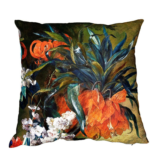 Painted Orange Floral Luxury Scatter By Mark van Vuuren