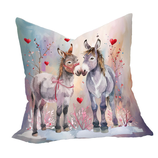 Pair of Donkeys Luxury Scatter