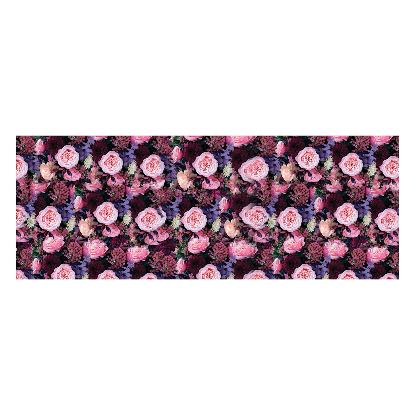 Pink Floral Pattern Decoupage Drum Cover